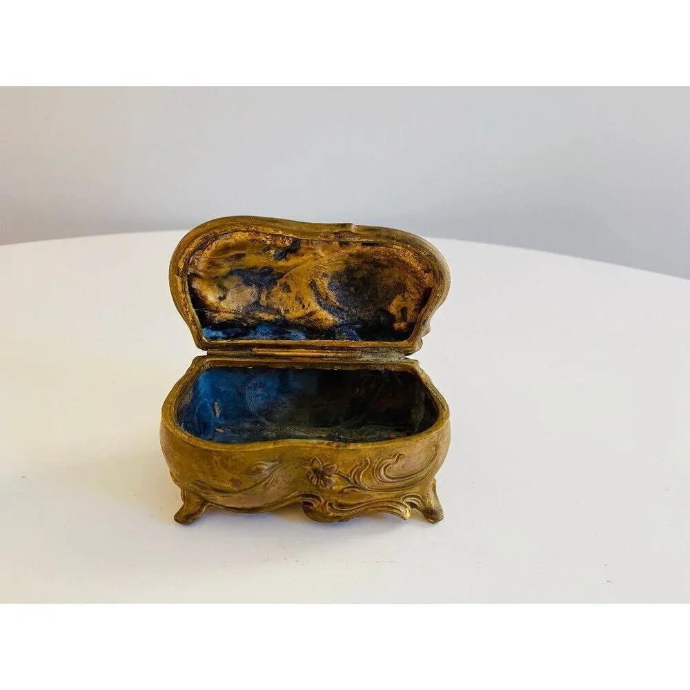 Vintage JB Jennings Brothers Jewelry Box, Jewelry Case, Trinket Holder, Jewelry